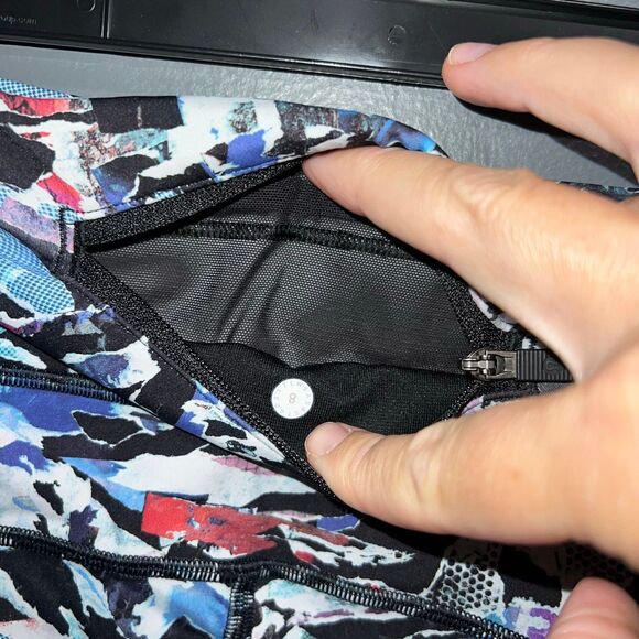 Lululemon Break Free Tight 25" Womens 8 Culture Clash Starlight Black - Picture 5 of 8